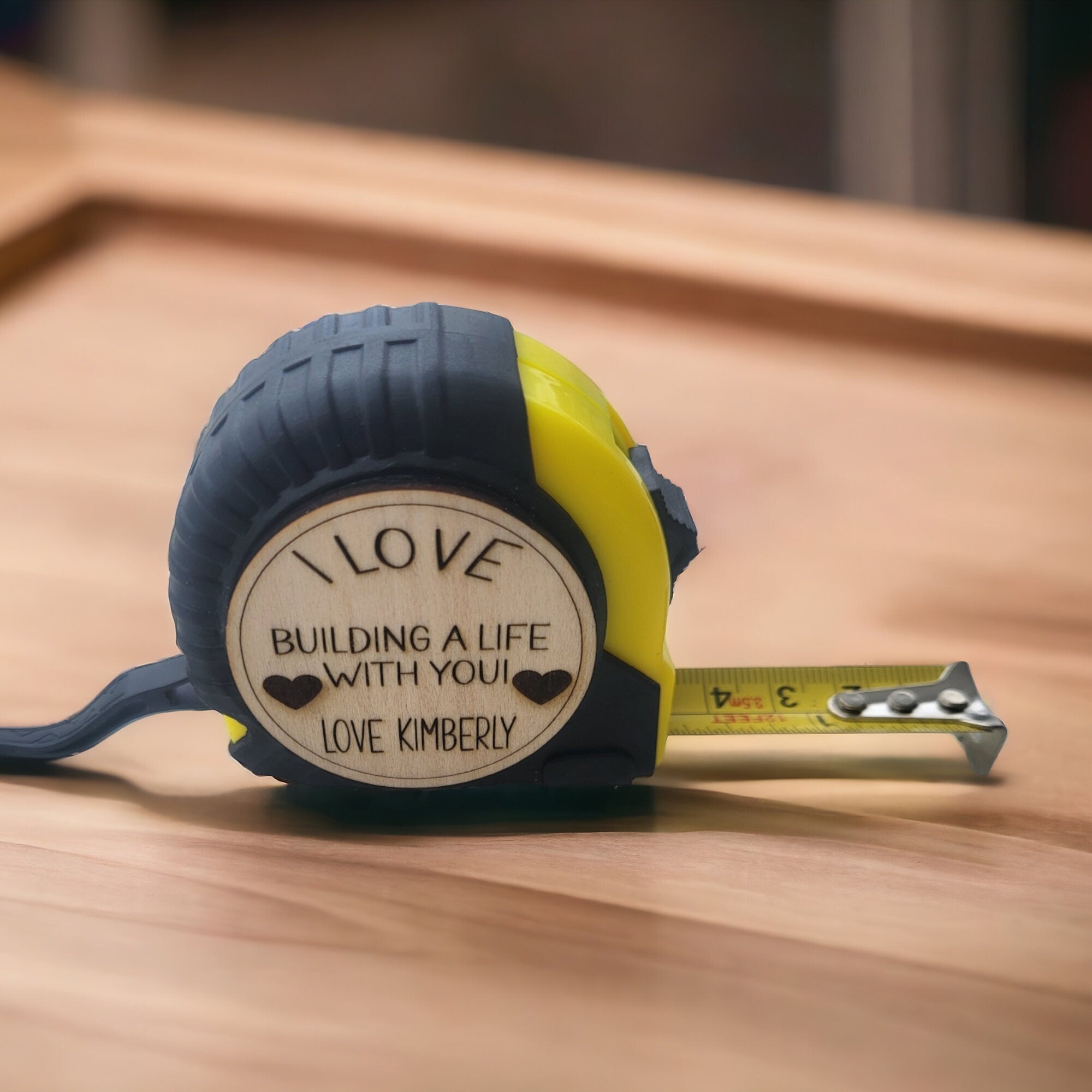 12 FT Tape Measure Personalized Wedding Gift for Him, Valentines Day, Anniversary Gift, Valentines Gift for Boyfriend Christmas Gift Husband