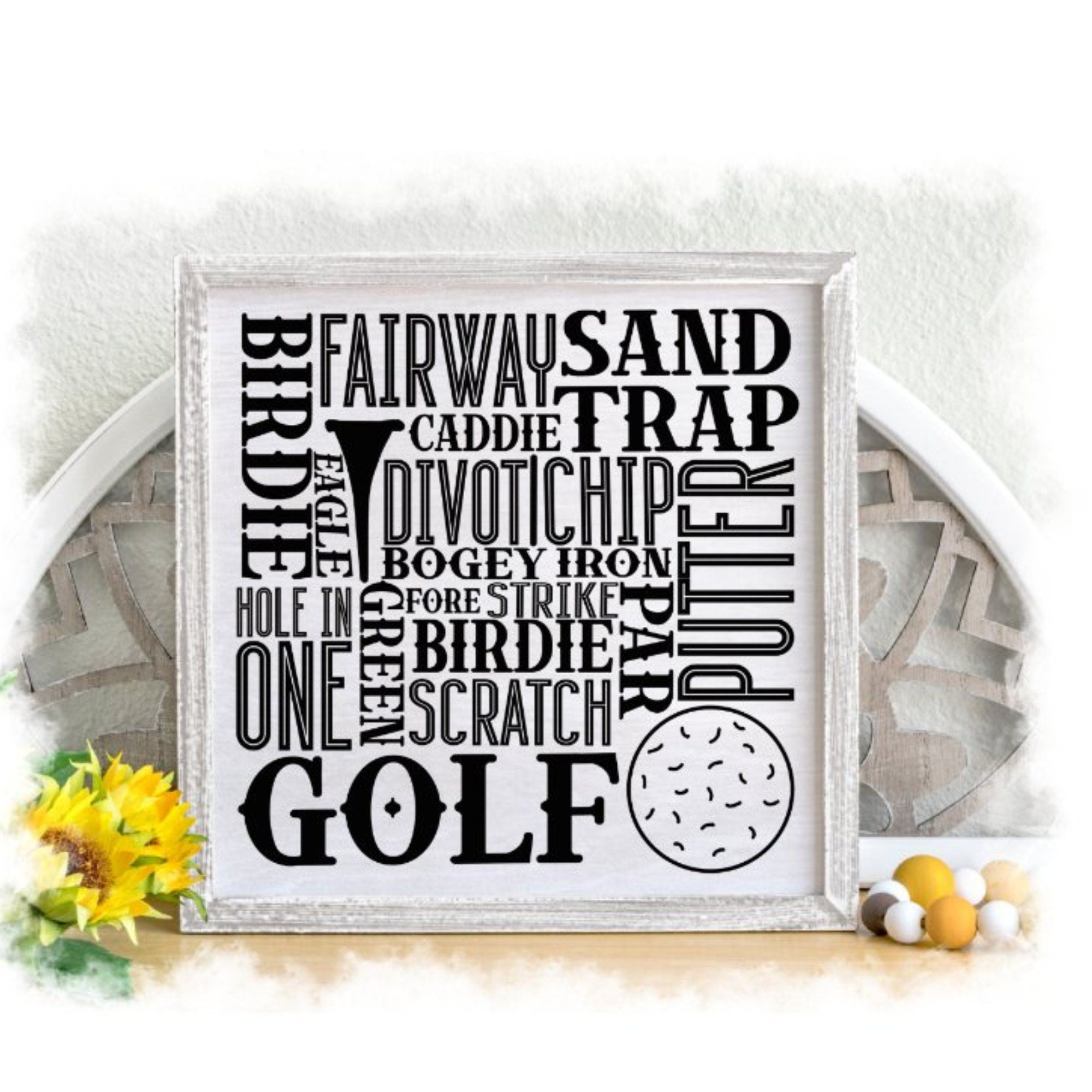 Golf Sign Gifts for Men, Golf Gifts for Women, Father In Law Gift, Step Dad Gift, Personalized Golf Sign