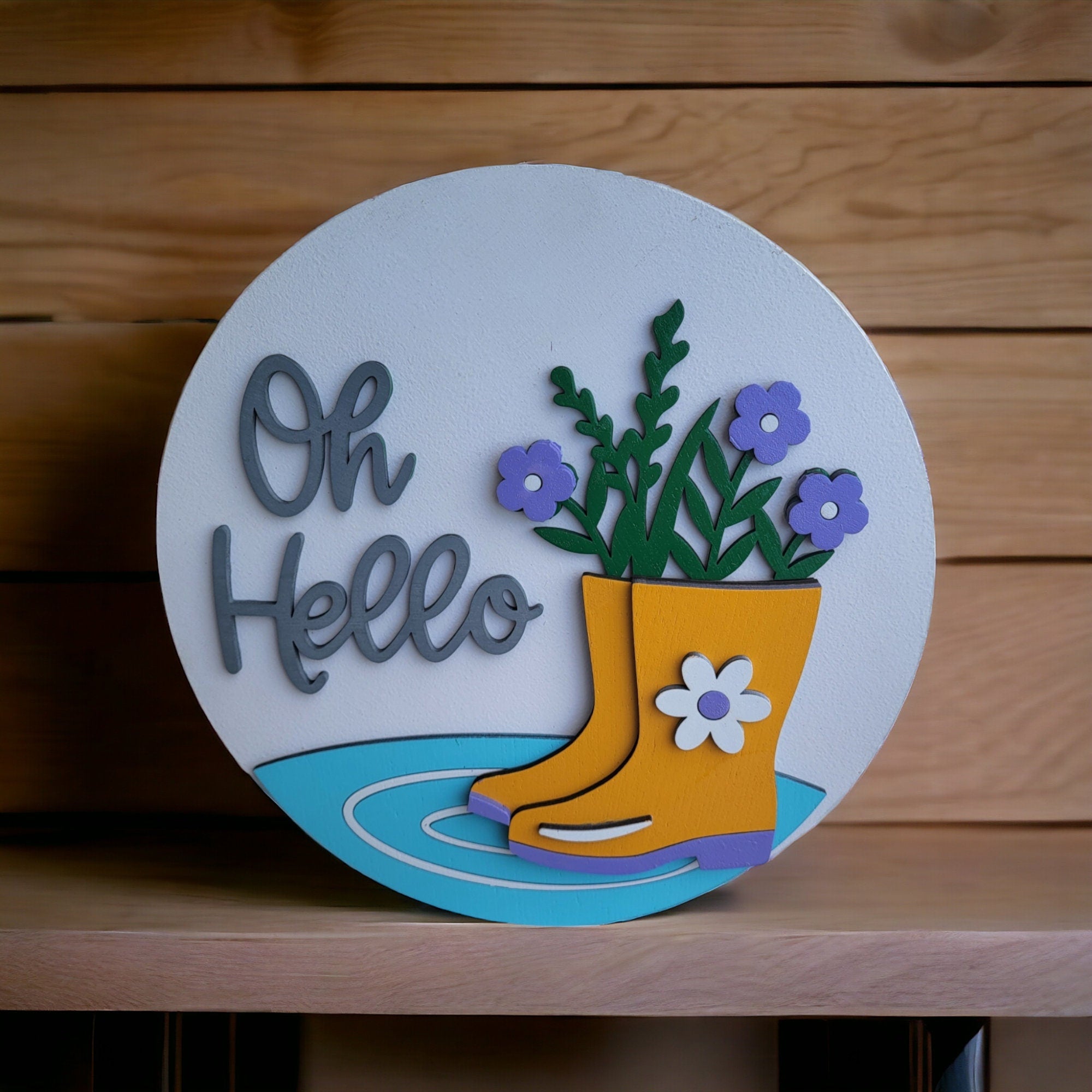 Spring Front Door Decor, Oh Hello Spring Wreath, Spring Wreath, Spring Front Door Hanger, Spring Door Wreath, Welcome Sign Outdoor Decor