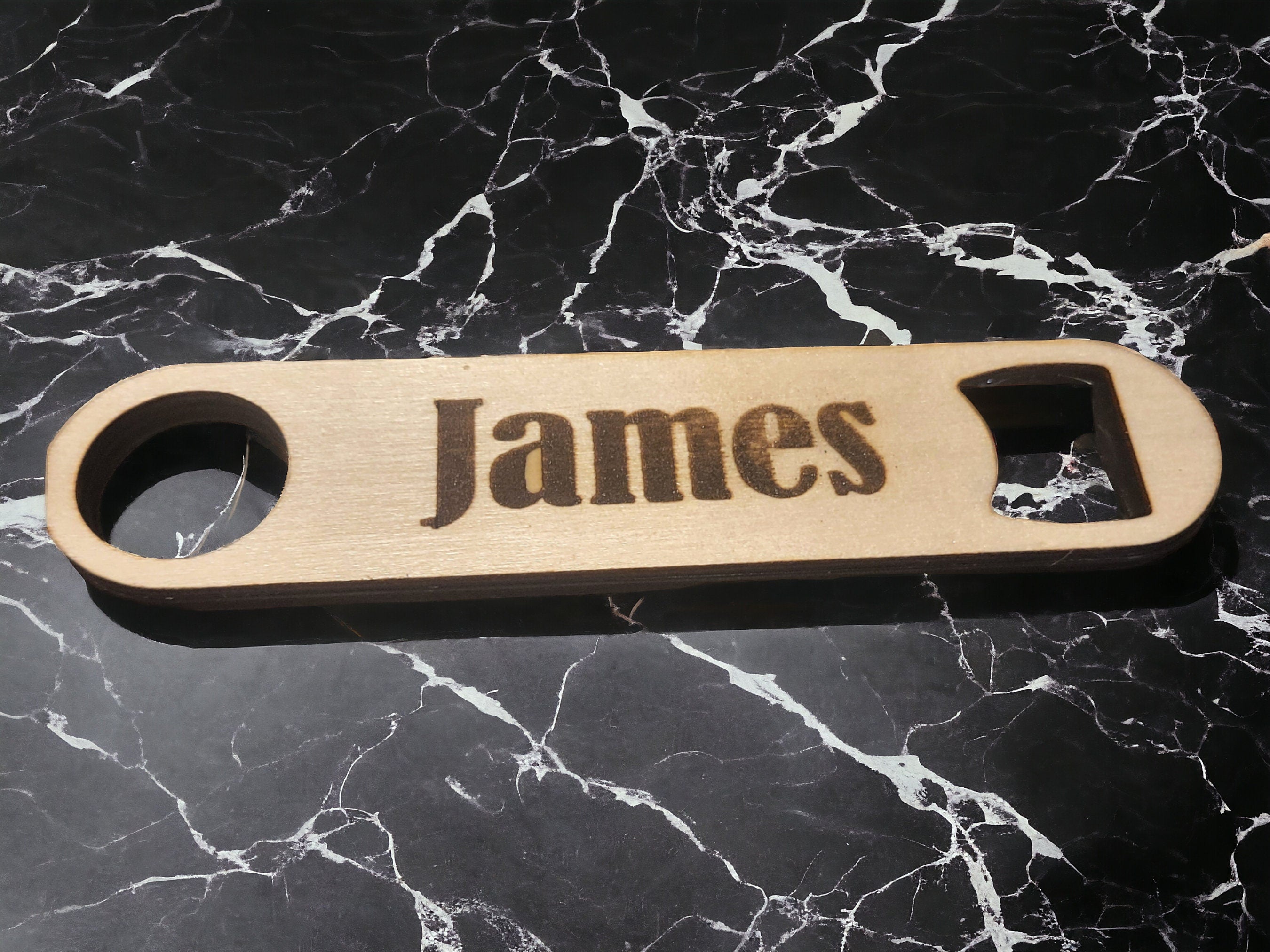 Custom Groomsmen Gift, Laser Engraved Personalized Bottle Opener, Groomsmen Proposal Best Man Gift, Custom Wood Bottle Opener, Fathers Day