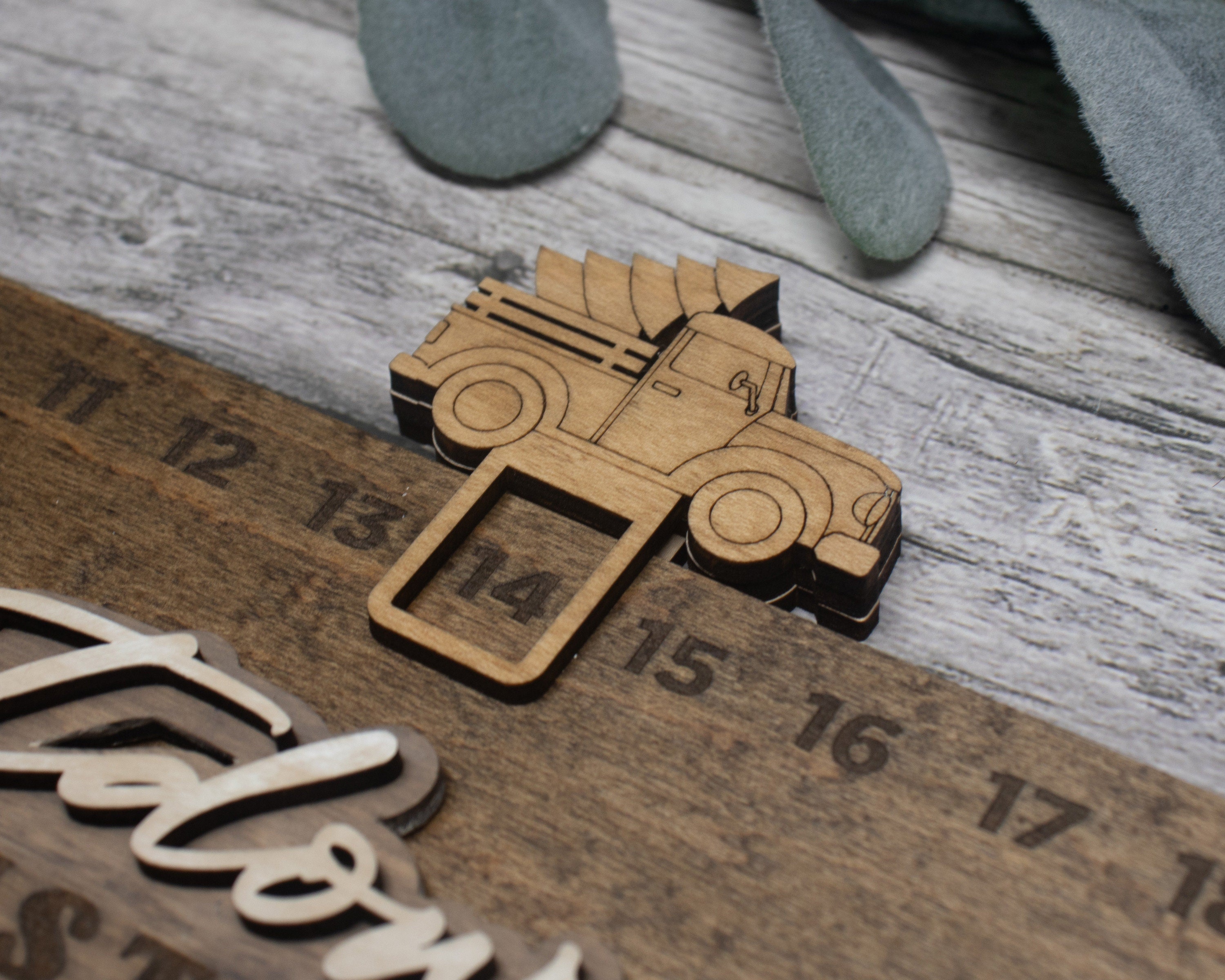 Countdown To Christmas Christmas Tree Farm Advent Calendar For Kids and Adult, Handmade Farmhouse Christmas Decor, Handmade Holiday Decor