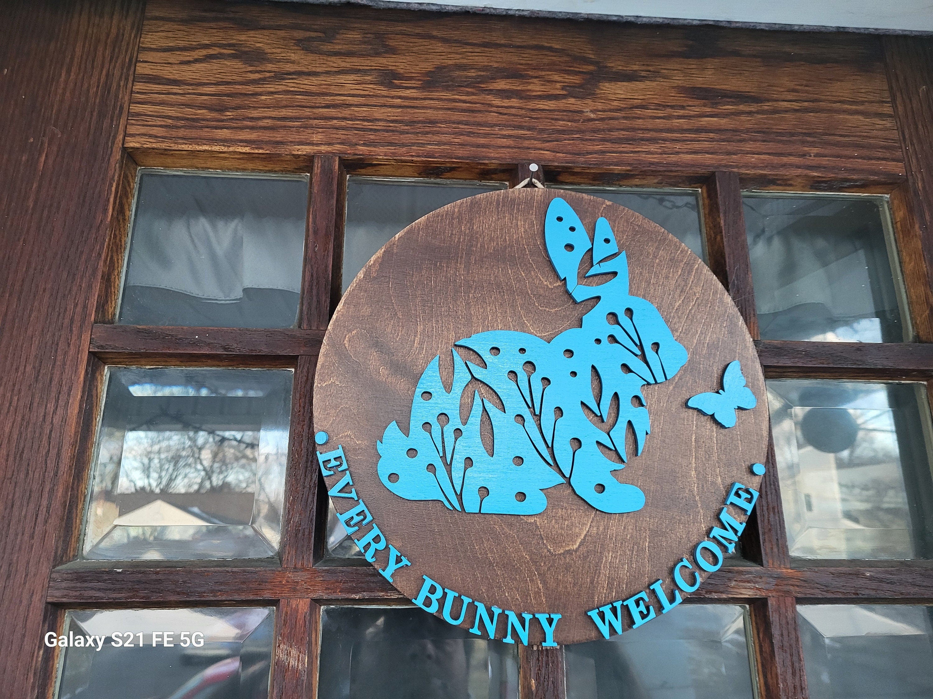 Every Bunny Welcome Boho Front Door Decor, Happy Easter Handmade Home Decor, Easter Holiday Decor, Easter Door Hanger, Easter Wood Sign