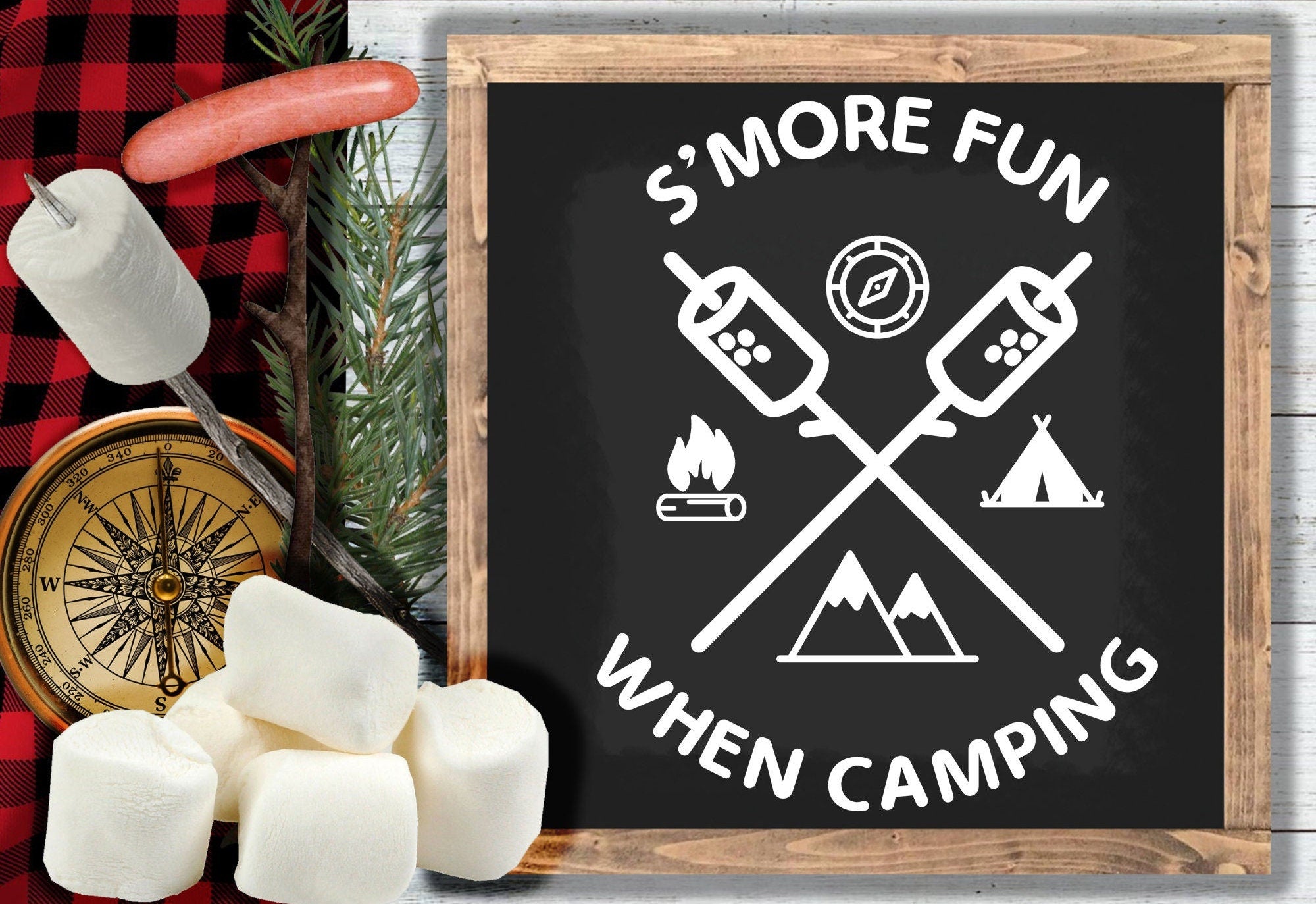 Rustic RV Camping Sign - Outdoor Camper Decor for Your Campsite, Custom RV Campsite Flag - Welcome Guests with a Camping Sign.