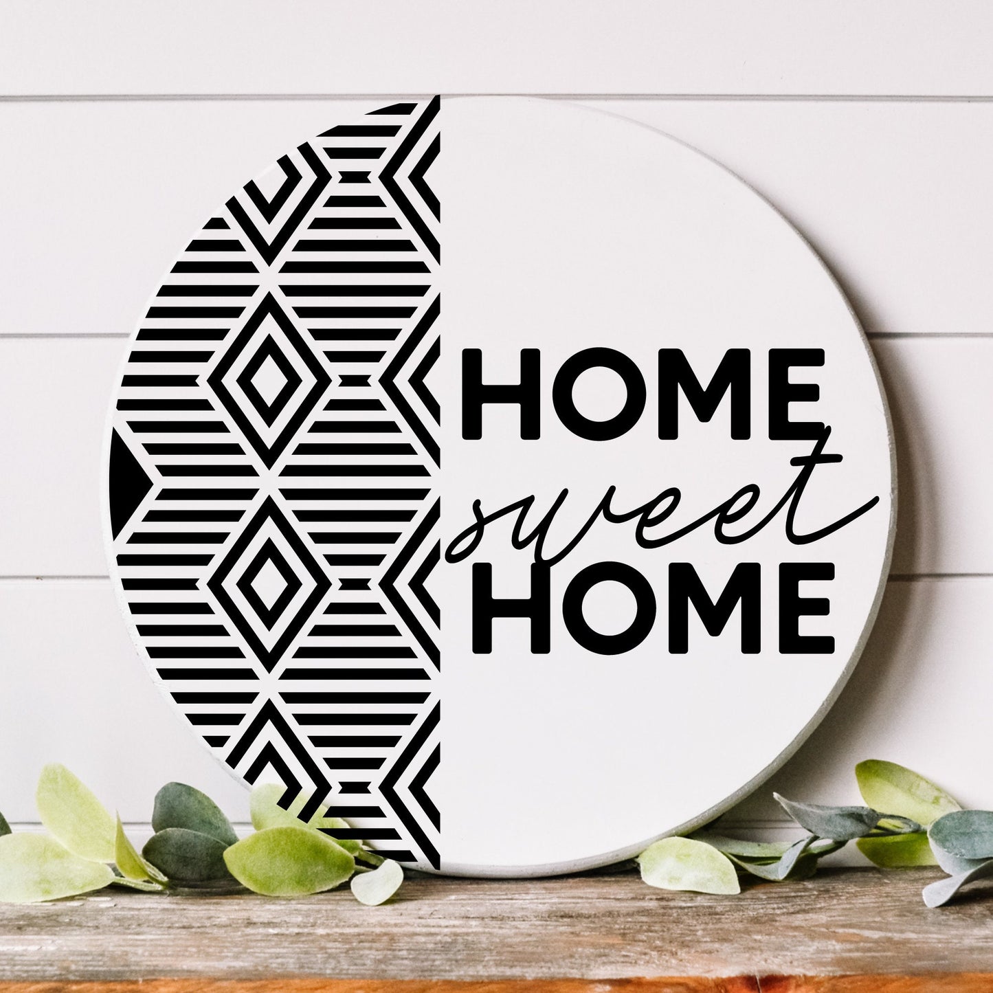 Boho Home Sweet Home Front Door Decor, Welcome To Our Home Door Hanger, Handmade Home Decor, Housewarming Gift, Custom Door Sign