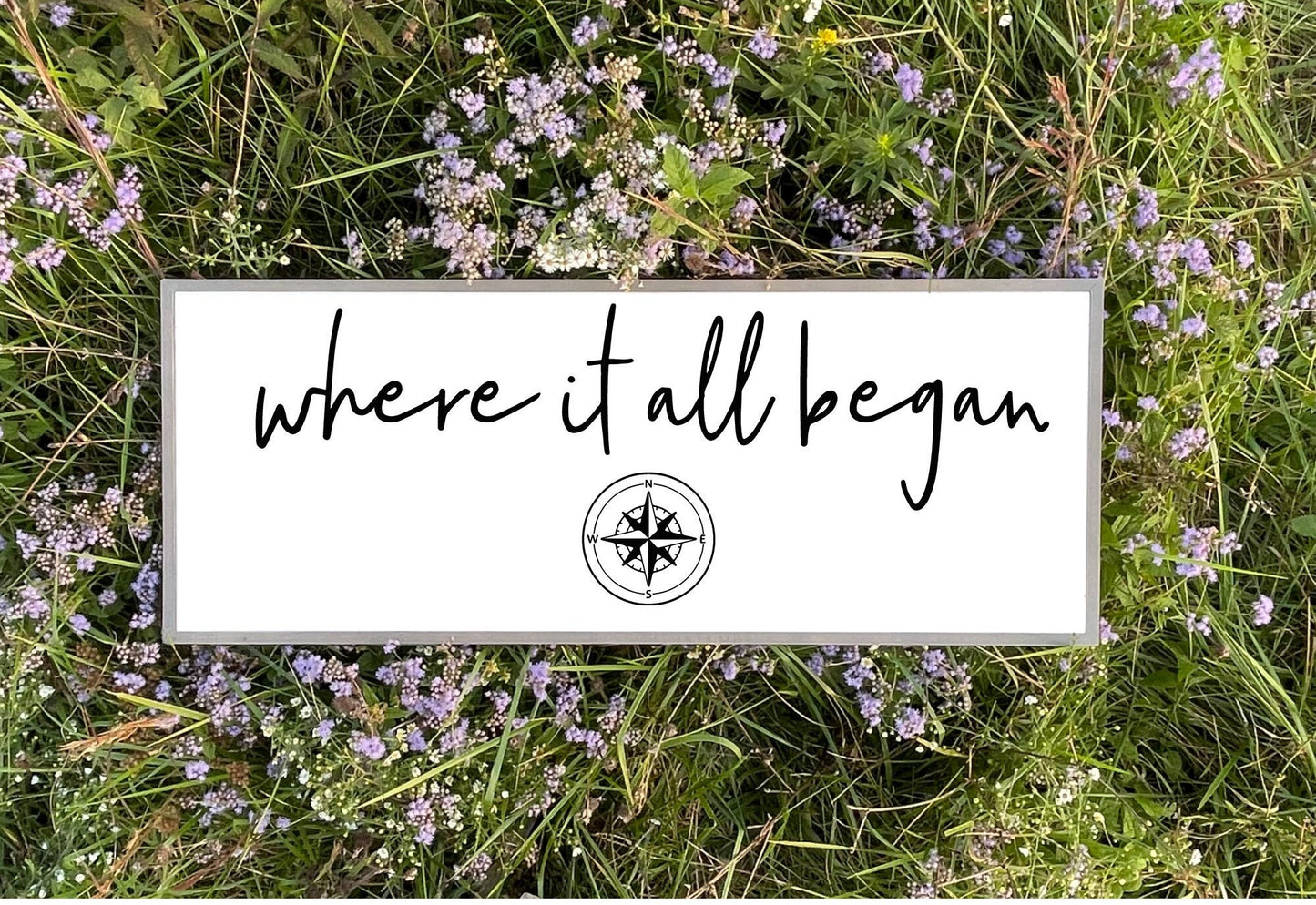 Where It All Began Latitude and Longitude Sign, Coordinates Sign,  GPS Coordinates Sign, Realtor Sign, New Home Gift, Wedding Sign