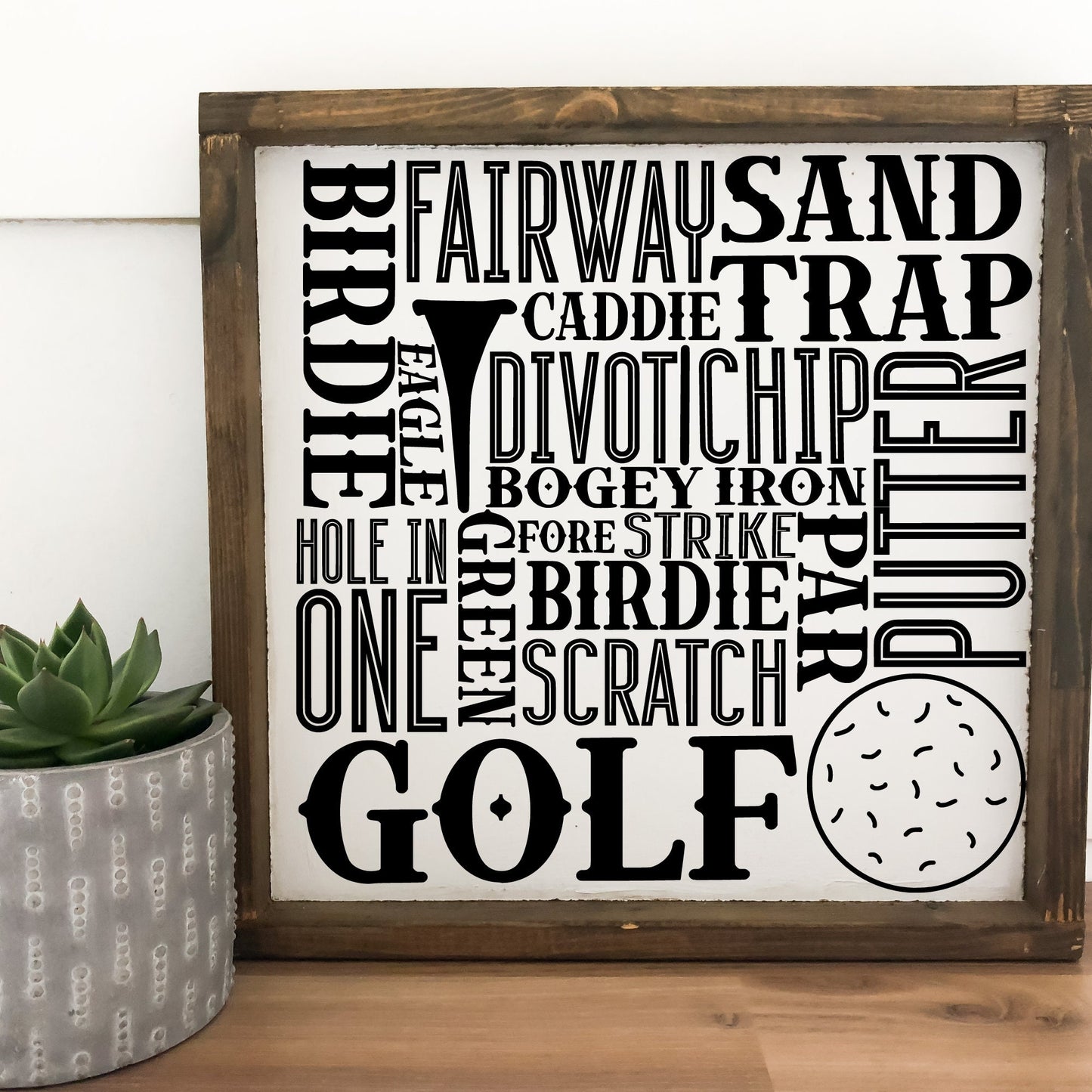 Golf Sign Gifts for Men, Golf Gifts for Women, Father In Law Gift, Step Dad Gift, Personalized Golf Sign