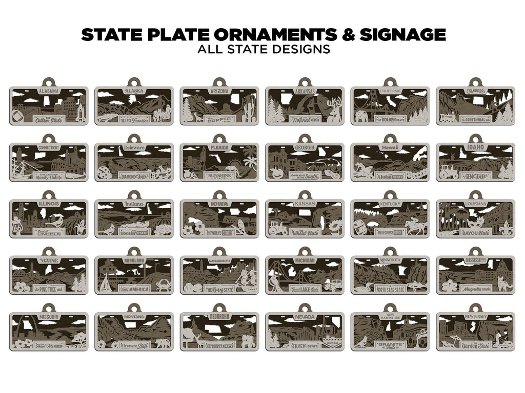 Display Your Pride With Our Personalized State License Frame Wall Hanging for Your Home Customized Wall Decoration/Gift, Handmade Home Decor