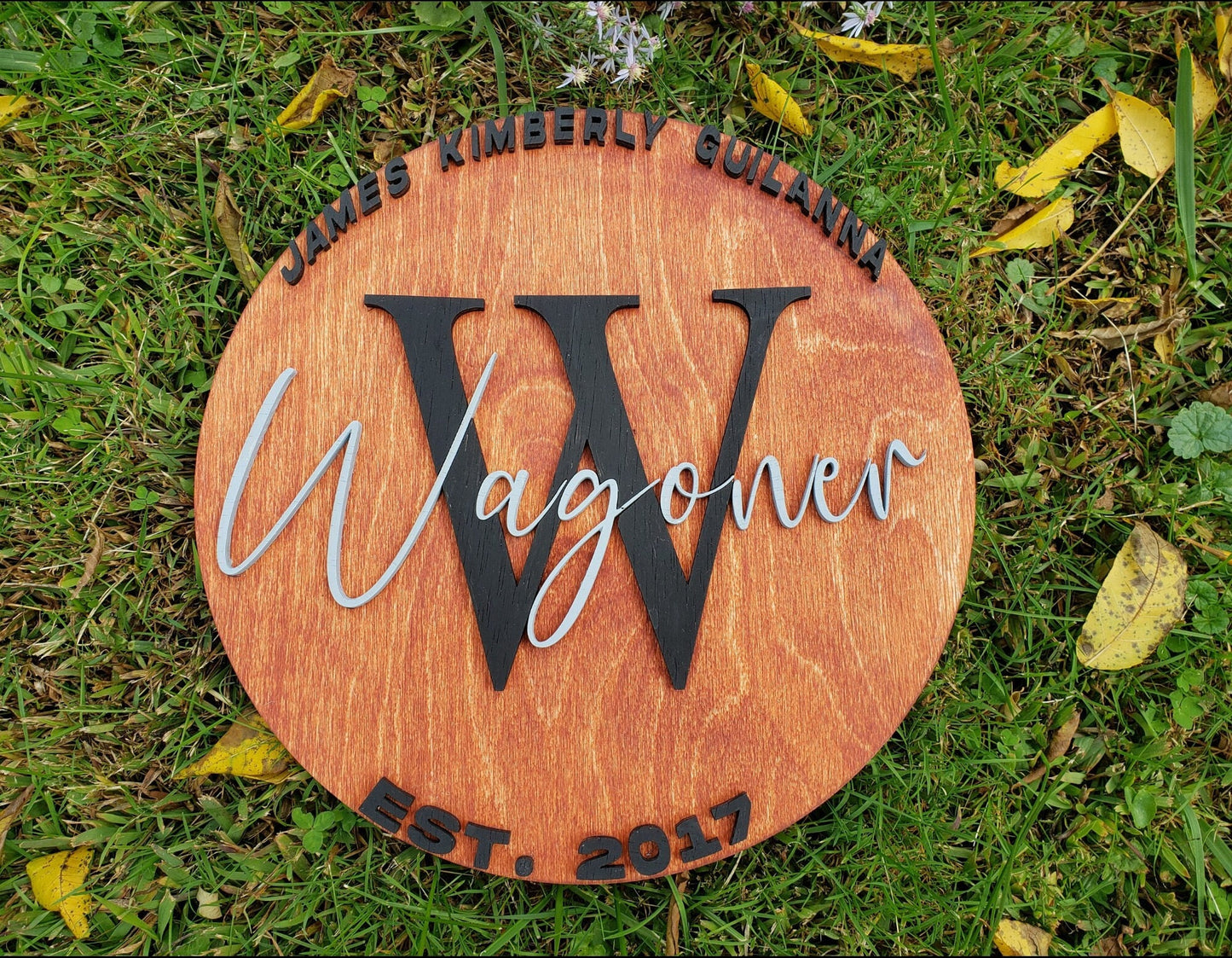 Personalized Family Established Sign, Last Name Sign For Wall, Wooden Name Sign, Last Name Decor, Family Last Name Sign, Custom Wedding Sign