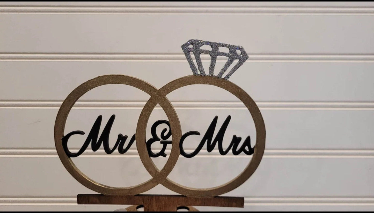 Custom Wedding Mr. and Mrs. Tree Money Holder Wedding Decor Gifts and Favors, Wedding Signage
