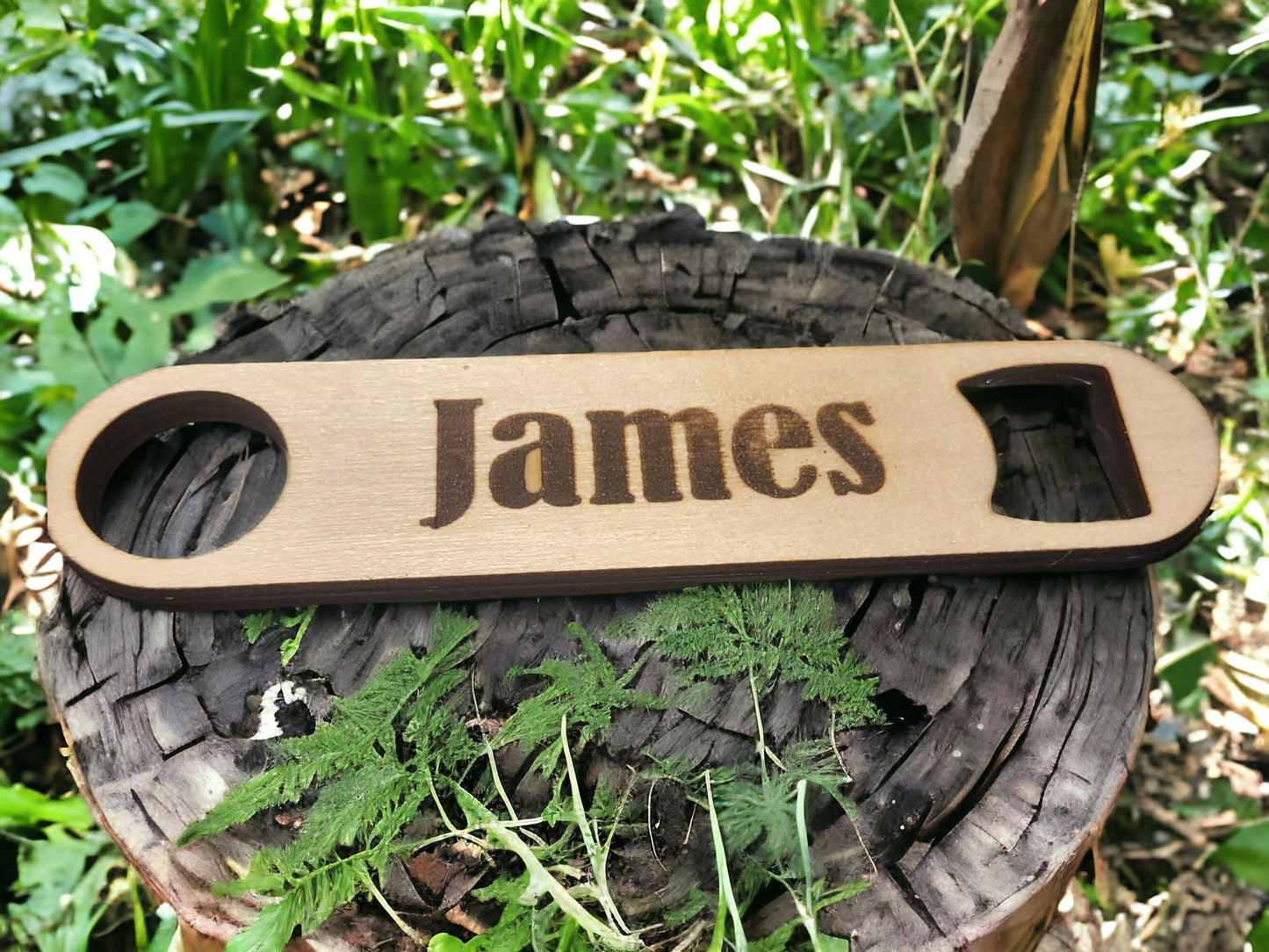 Custom Groomsmen Gift, Laser Engraved Personalized Bottle Opener, Groomsmen Proposal Best Man Gift, Custom Wood Bottle Opener, Fathers Day