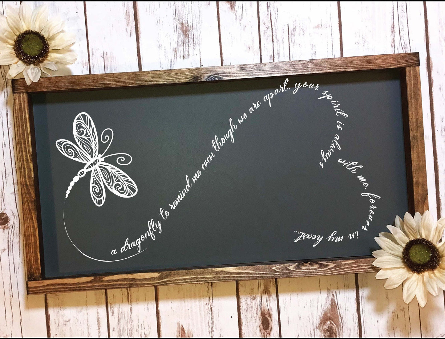 A dragonfly to Remind Me Pet Memorial, Loss of Love one, Handmade Engraved Wooden Wall Sign, Home Decor