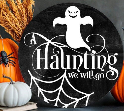 Custom Made Halloween Decor Front Door Sign, Halloween Decorations, Halloween Outdoor Decor, Halloween Wreath, Halloween Wall Art