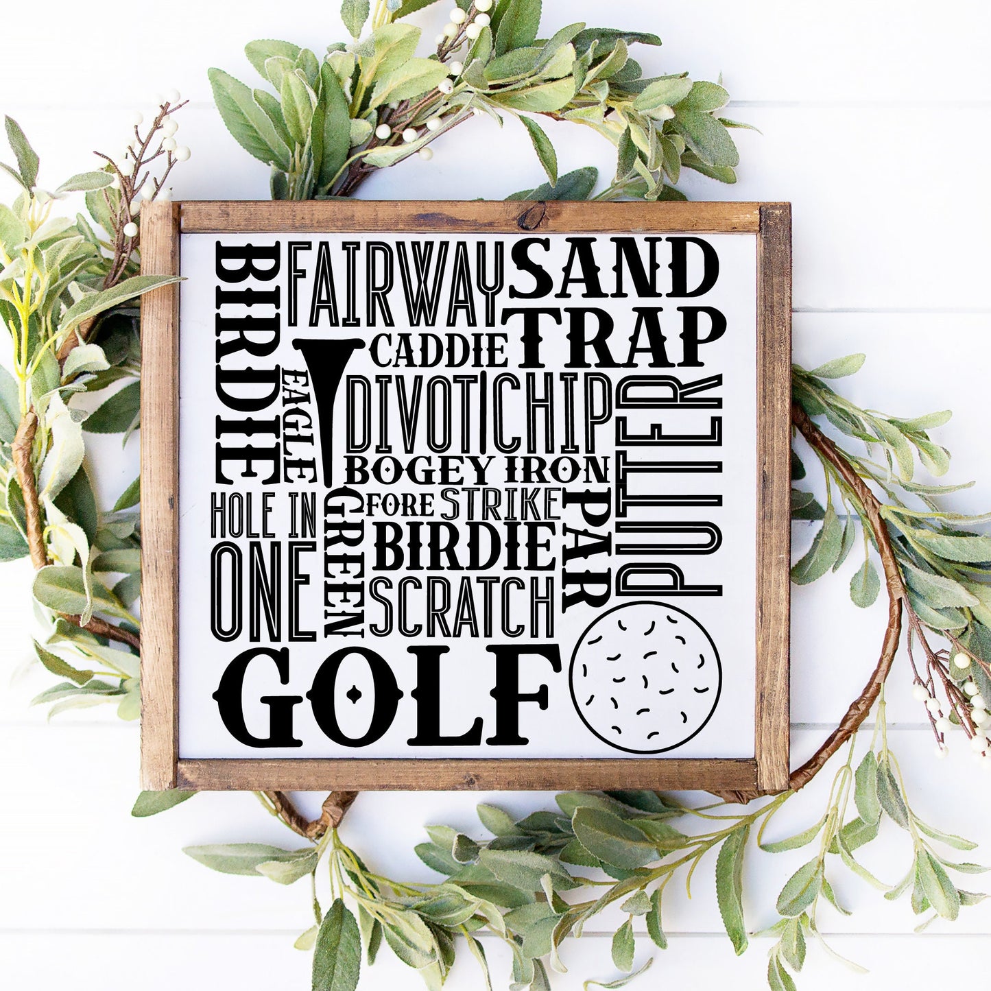 Golf Sign Gifts for Men, Golf Gifts for Women, Father In Law Gift, Step Dad Gift, Personalized Golf Sign