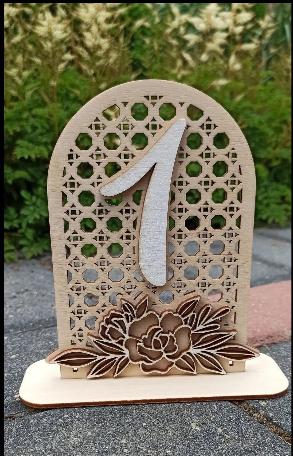 3D Wooden Set of Wedding Table Numbers with Stand Holders, Rustic Wedding Barn Table Decor, Wedding Signage